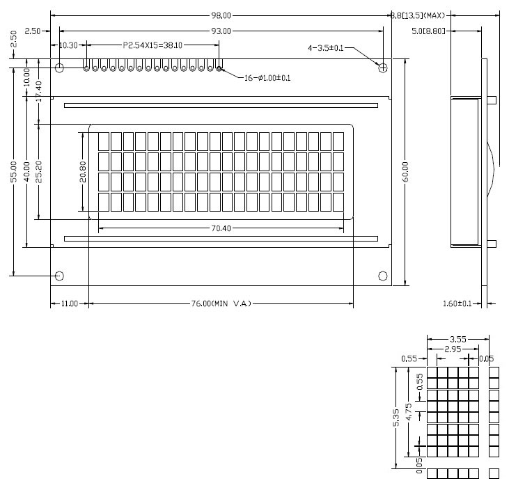 【造物人】《可統編》LCD2004A 顯示模組 5V I2C IIC 20x4  LCD 2004 顯示器 液晶 螢幕